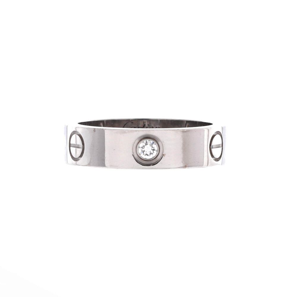Cartier Love 3 Diamonds Band Ring